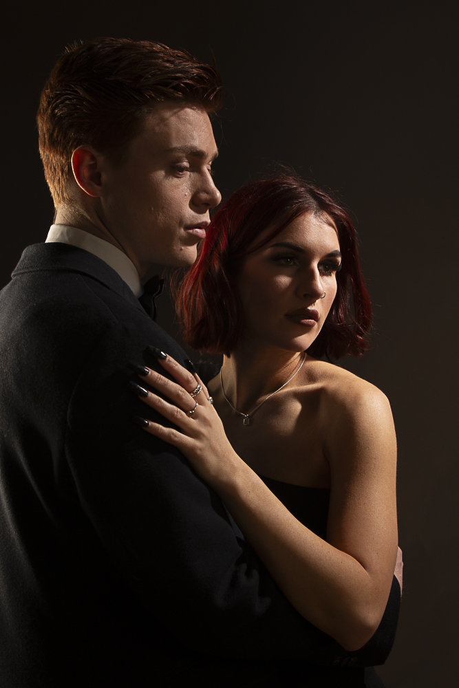 Romantic couple portrait